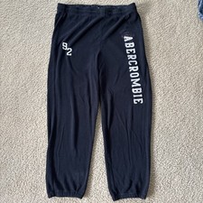 Vintage Y2K Abercrombie Fitch Sweatpants Women s M Blue Joggers 92 NY