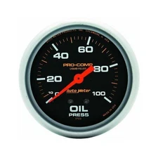 Auto Meter 5421 Gauge Oil Press 2 5/8In. 100Psi Liquid Filled Mech Pro-Comp NEW