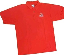 DYNASTY Cardinals Polo Shirt Men's L Large Red MLB St. Louis Embroidered Vintage