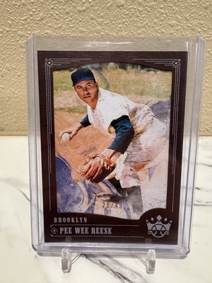 2018 Diamond Kings - Photo Variation Pee Wee Reese #23 Brown Frame Fielding /49