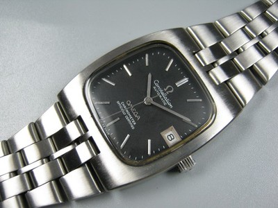 Classic OMEGA CONSTELLATION CHRONOMETER Ref # 168.047  Serviced  TV Shape Case