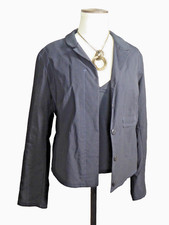 Veste légère noire mélange polyester et coton COTELAC T 40  - Parfait état