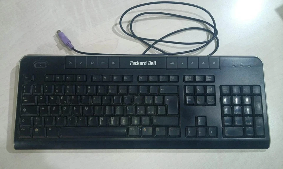 Tastiera PS2 Packard Bell 6301N usata layout Italiano 6960800006 BHK54401014 - Immagine 3 di 4
