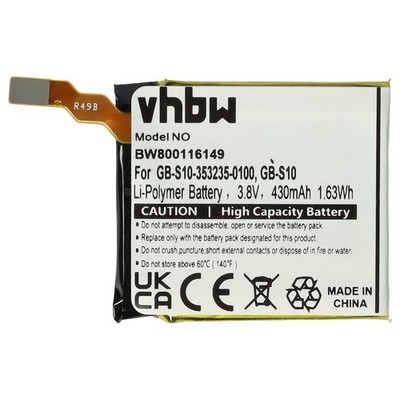 Akku für Sony Smartwatch 3 SWR50 430mAh 3,7V
