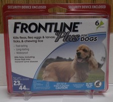 Frontline Plus For Dogs 23 to 44 Pounds 6 Doses  Just Like Your Vet Sells 