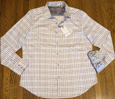 ROBERT GRAHAM MENS AUTHENTIC NEW ORIGINAL DRESS SHIRT Size XL EXTRA LARGE , NWT