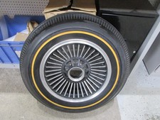6566 Corvette Aluminum Knock Off Wheel With Goodrich Gold Line Tire 7.75-15 6566 Corvette Aluminum Knock Off Wheel With Goodrich Gold Line Tire 7.75-15