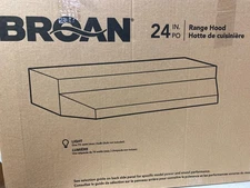 Broan-NuTone 412404 Ductless 24" Under-Cabinet Range Hood, Stainless Steel