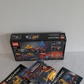 LEGO TECHNIC Container Truck Set 42024, 948 Pieces, 2 in 1, Complete