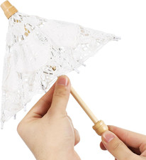 Wedding Decorative Umbrella Bride Lace Parasol Embroidery Umbrella Photo Prop fo