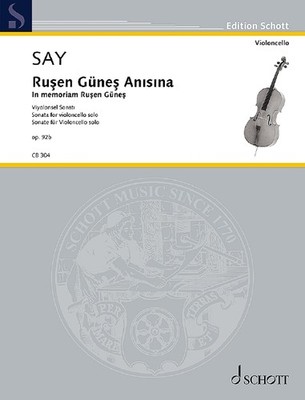 Say, Fazil - Rusen Günes Anisina op.92b - für Violoncello
