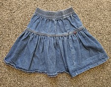 Vintage Girls Lee Jean Skirt Sz 6x