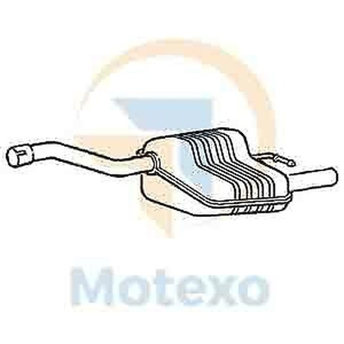 Klarius FE701D Abgasanlage Heckbox Focus 1.6 2.0 98-04-image
