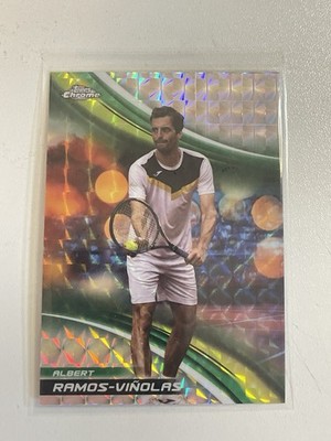 2025 Topps Chrome Tennis Albert Ramos Vinolas Geometric Refractor