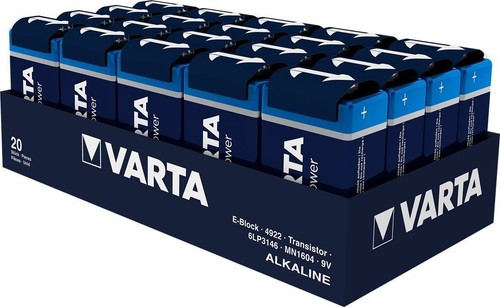 Varta Batterie Alkaline E-Block 6LP3146 9V Longlife Power Retail