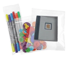 Clear Reclosable Zipper Bags 4 Mil Heavy Duty Jewelry Plastic Poly Bags