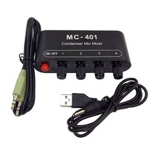 Condenser Microphone Mixer for Computer Mobile Phone Sound Card