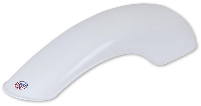 Garde-boue arrière Gilera 80-84 blanc UFO pour remplacer vos plastiques cassants et jaunis