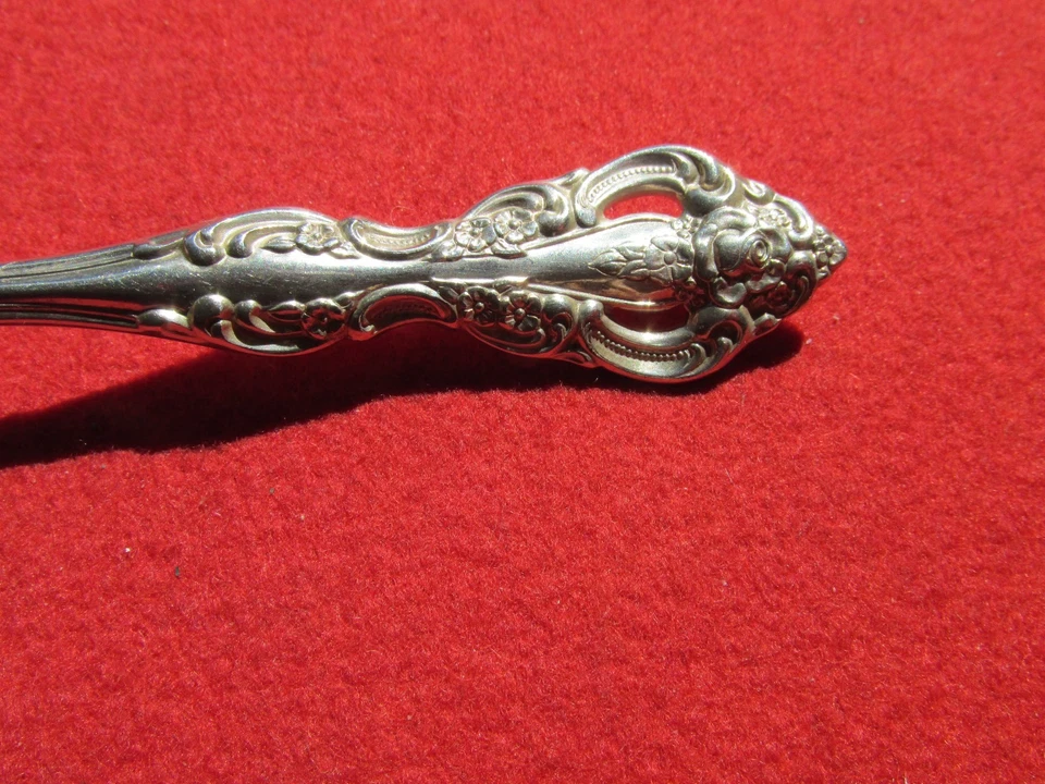 Oneida 6" Sterling Silver Teaspoons Spoon - Michelangelo  Pattern no mongrams - Image 4 of 4