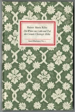 IB 1 RILKE "The Wise of Love and Death of the Cornet..." (Appendix) 1987 Leipzig