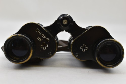 Binoculares suizos militares 1952 Kern Aarav modelo del ejército 6x24 - Imagen 2 de 6