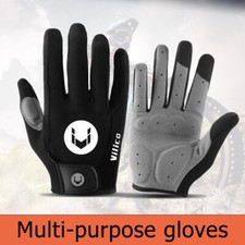 Bike Cycling Gloves Breathable Full Finger Glove Gel Pad Touch Screen Gloves USA