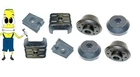 Motor & Transmission Mount Kit For F100 F250 F350 Pickup w/ 223 292 Engine 57-64