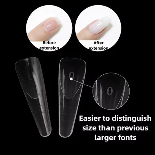 120pcs Poly Dual Forms Nail Gel Quick Building Mold Tips U7O4 Too Nail L1S0 E2N2 - Picture 7 of 29