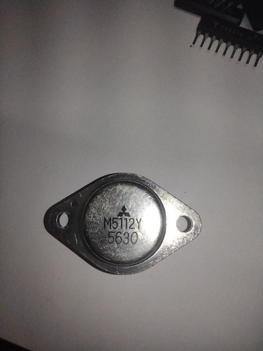 Amplificador de potencia de audio Mitsubishi M5112Y 5W paquete IC/NOS/TO-3-10/Raro - Imagen 3 de 3
