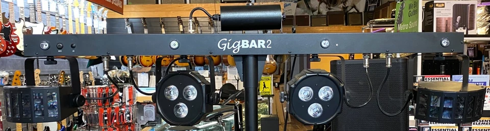 Chauvet DJ GigBAR 2 4-in-1 Lighting System with Stand and Foot Controller - Image 2 of 4