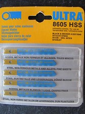 ULTRA 5 Pack Jigsaw Blades New 8605 HSS