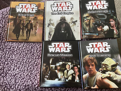Lot of 5 Story Reader Me Reader BOOKS ONLY star wars Disney
