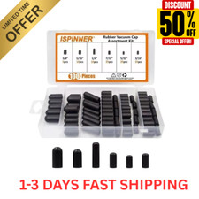  100 PCS CARBURETOR  VACUUM RUBBER CAP PLUG ASSORTMENT KIT INTAKE VACUUM LINES