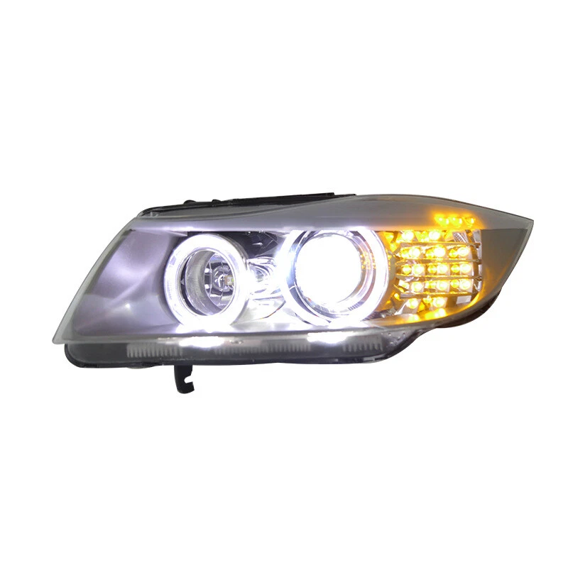 Par de faros LED DRL con bombillas para BMW Serie 3 M3 E90 318 320 325i 2005-2012 Foto 3 de 4