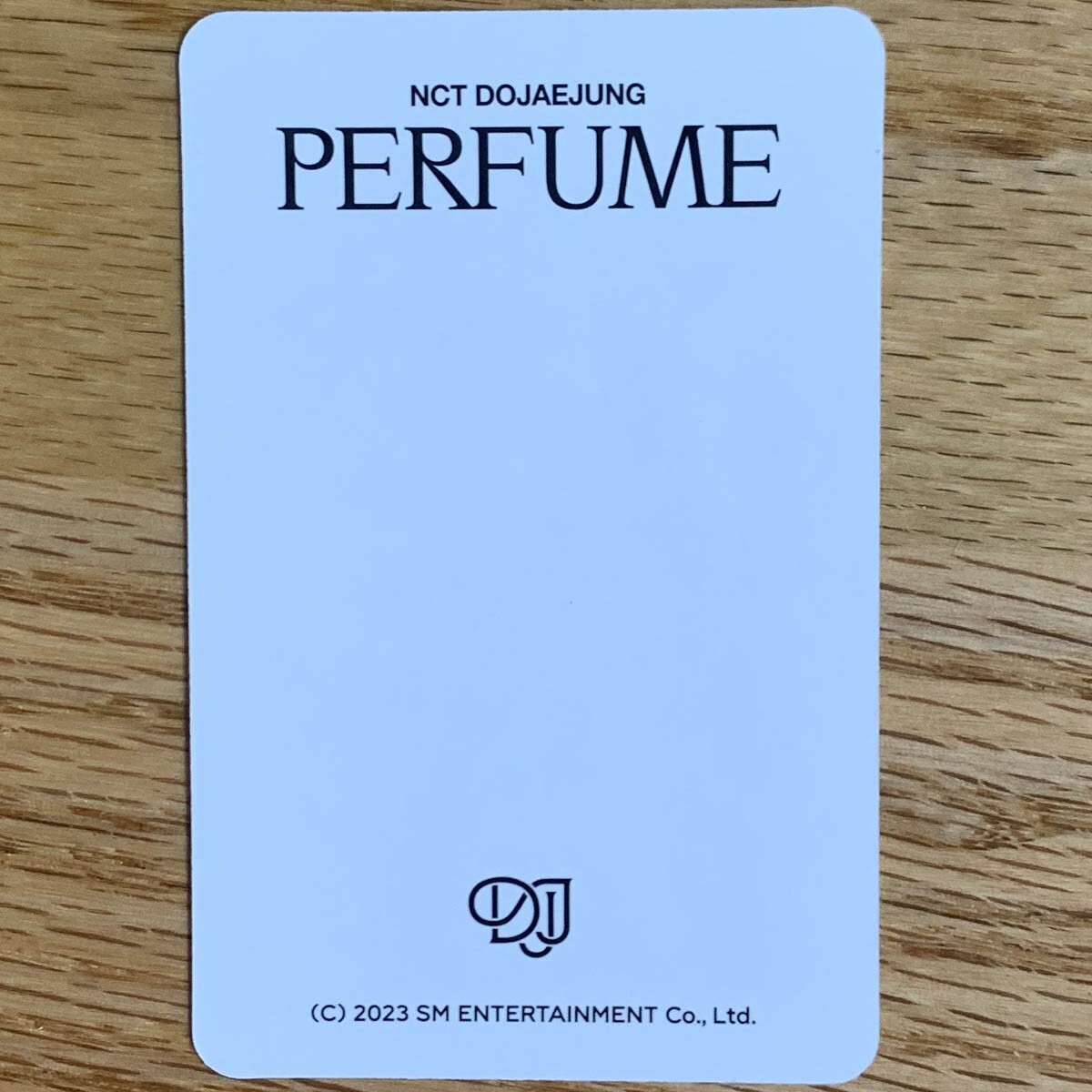 Doyoung Official Photocard NCT Dojaejung 1st Mini Album Perfume