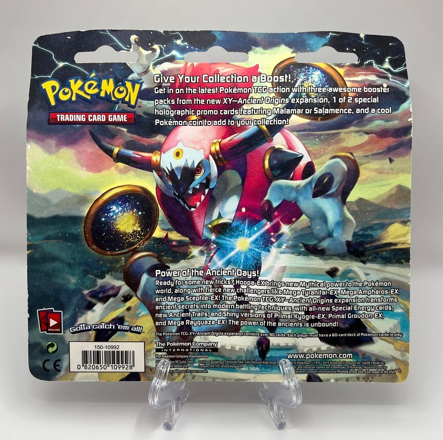 402863) Pokemon XY Ancient Origins Booster 3-Pack Blister
