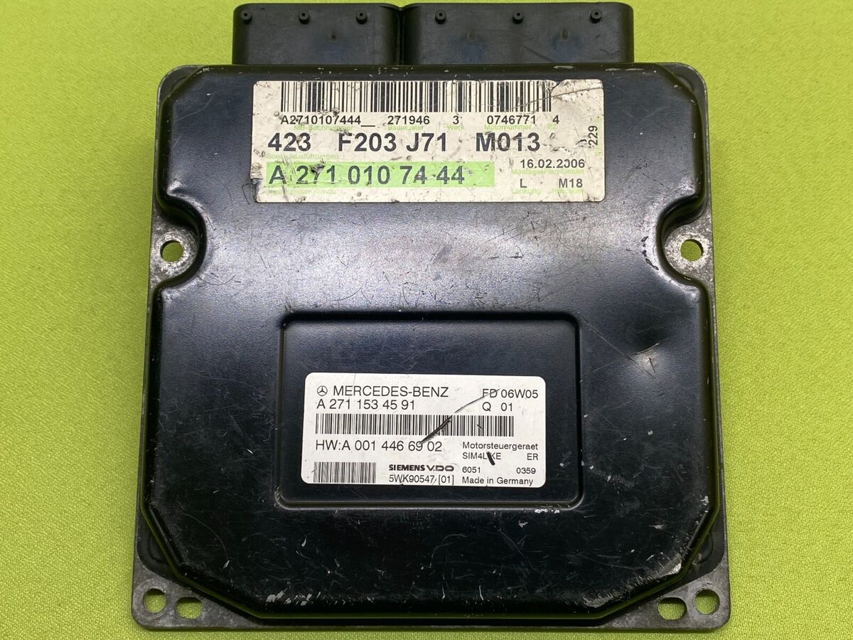 Mercedes Benz C230 W203 Engine Control Unit a2711534591 Mercedes Benz C230 W203 Engine Control Unit a2711534591