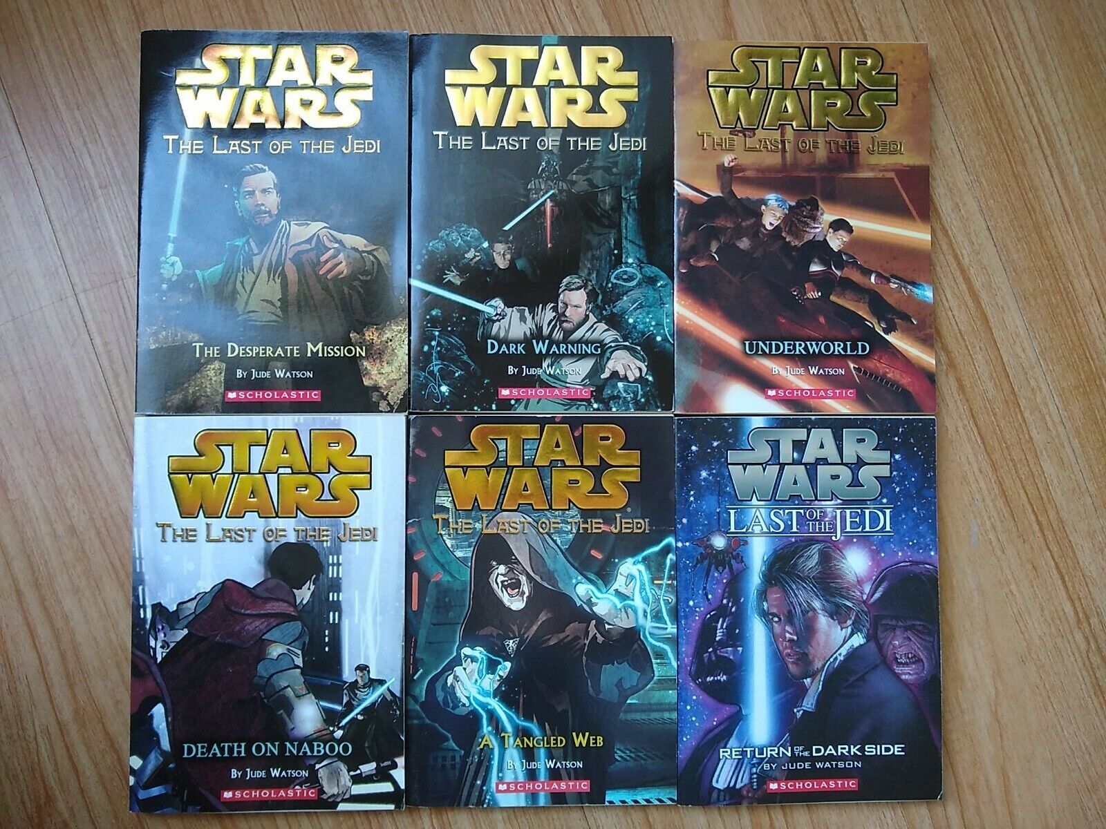 Star Wars Last Of The Jedi 1-6 Jude Watson Paperback Book Lot Scholastic