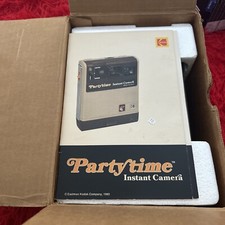 Vintage Party Time Instant Camera By Kodak Made In USA Collectible NIB