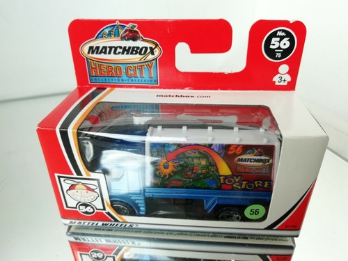 Matchbox Billboard Truck en azul en caja - Imagen 2 de 2