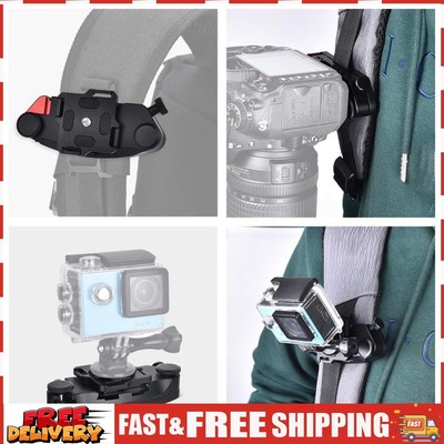 Quick Release Hanging Buckle Backpack Strap Mount Clamp Holder for DSLR Camera S