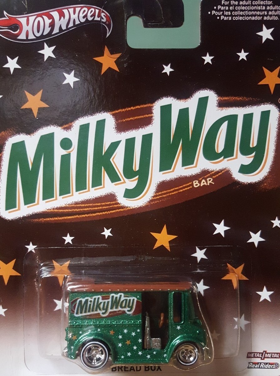 Hot Wheels Pop Culture Bread Box Milky Way Mars Candy 1:64