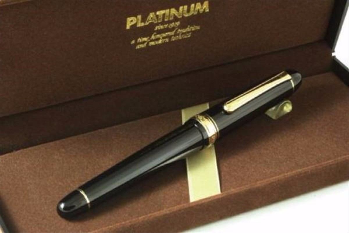 Fountain Pen PLATINUM #3776 Century Music nib 14k calligraphy