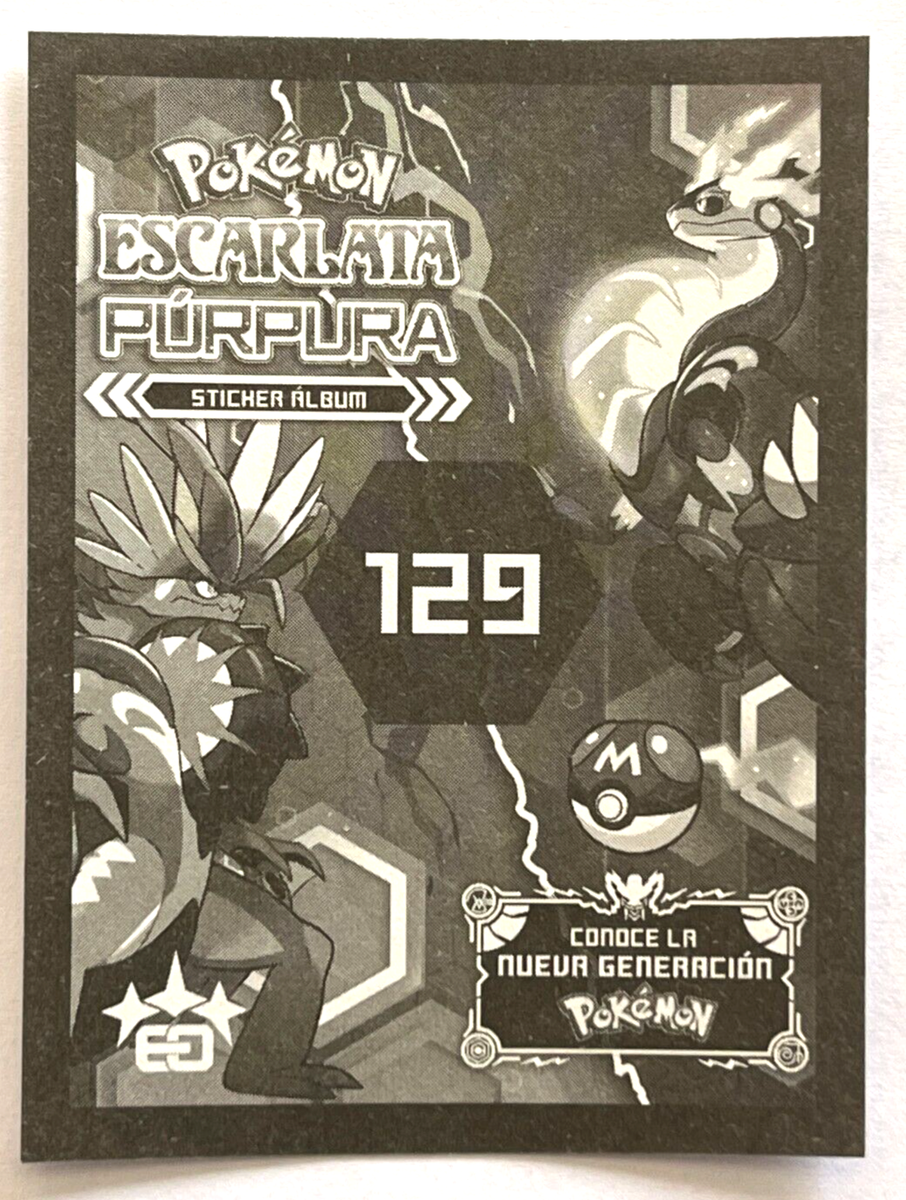 2024 POKEMON SCARLET & VIOLET EO Sticker #129 LYCANROC Peru | eBay