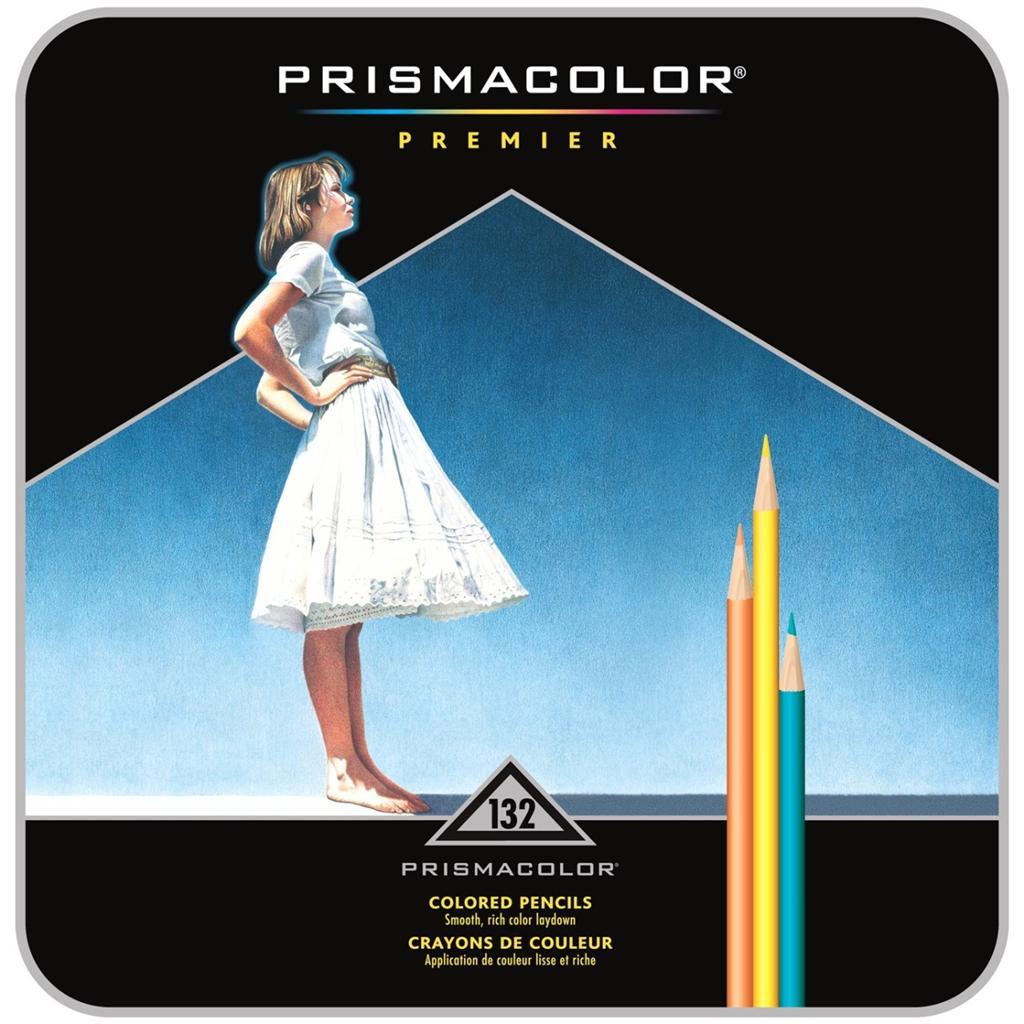 Prismacolor Premier Colored Pencils - Metal Tin Gift Set - 132