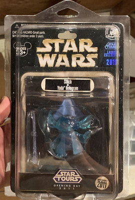 Disney Parks Star Wars Star Tour Opening Day Stitch Yoda Hologram