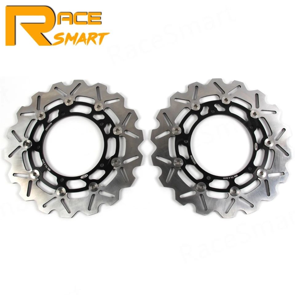 Rotores de disco de freno delanteros traseros para Yamaha FZ600 FZ6 Fazer 2004 2005 2006 2007 2008 Foto 4 de 4