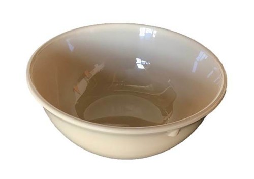 Vintage Melamin Windel Schüssel Obst Müsli Suppe Salat Dessertschüssel 15 Unzen weiß hellbraun - Bild 2 von 14
