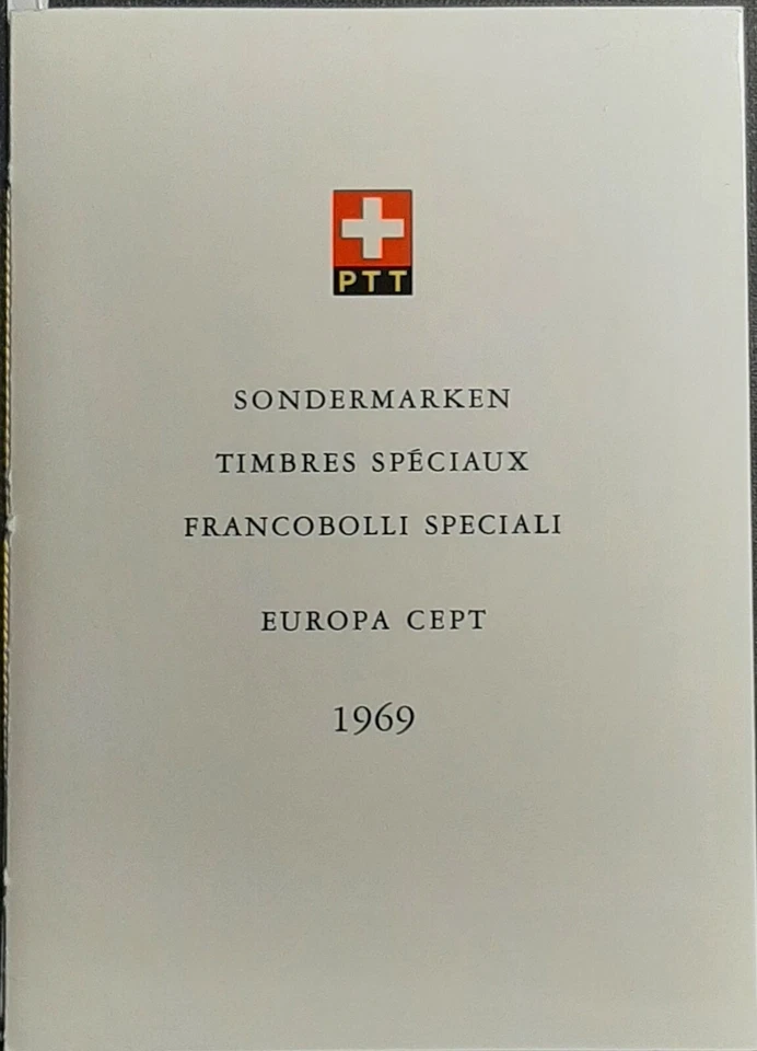 (SWI-235) SWITZERLAND 1969 Swiss PTT Card 91 Publicity Issue set of 2 SG 771-773 - Image 3 of 3