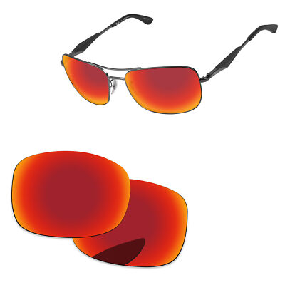 Lenslog Polarized Replacement Lens For-Ray-Ban RB3515 61mm Frame -Colors